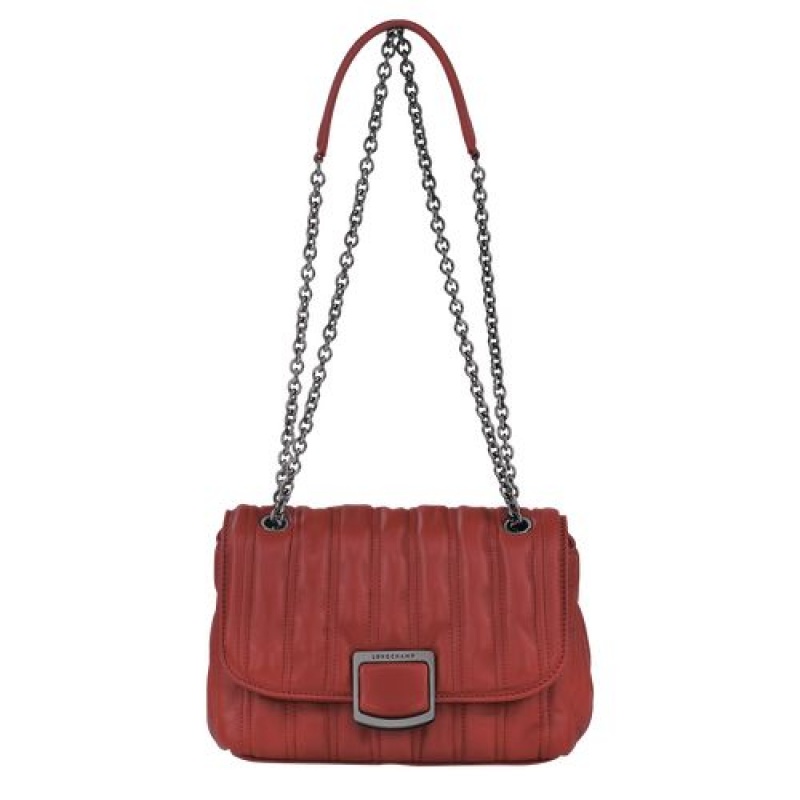 Longchamp Brioche Crossbody bag S Red | CBWZX-2785