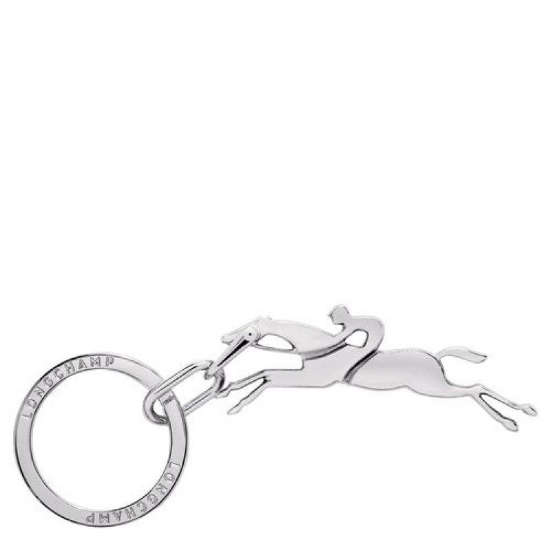 Longchamp Cavalier Key-rings Silver | IAOMQ-4758