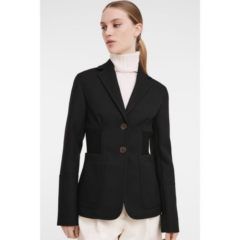 Longchamp Jacket Black | MLRQO-1478