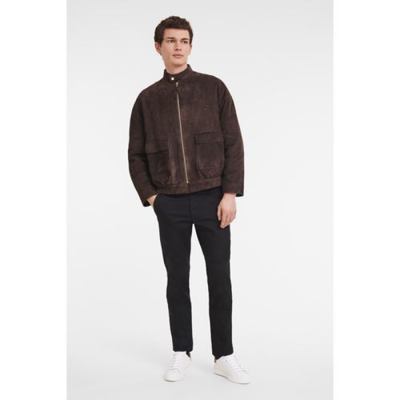 Longchamp Jacket Ebony | DXGYL-7526