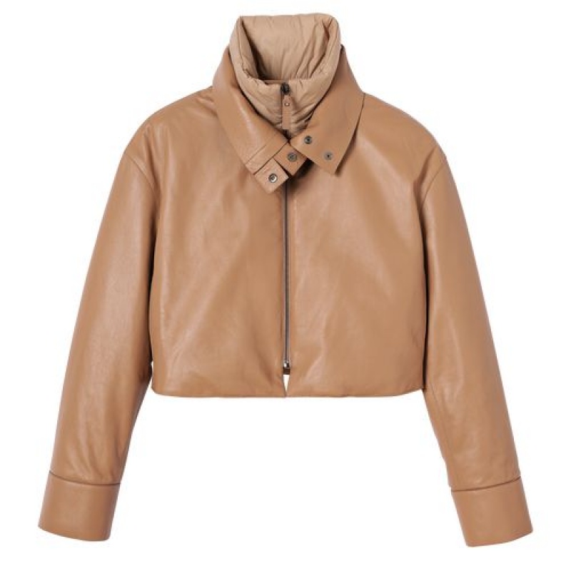 Longchamp Jacket Natural | SHMEW-5469