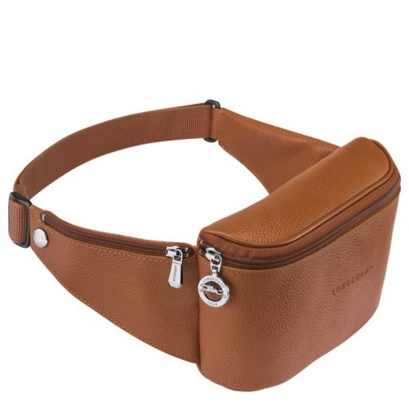 Longchamp Le Foulonne Belt bag Caramel | XSEZU-8964