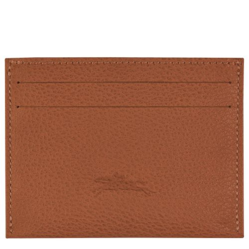 Longchamp Le Foulonne Cardholder Caramel | ORSIZ-4210