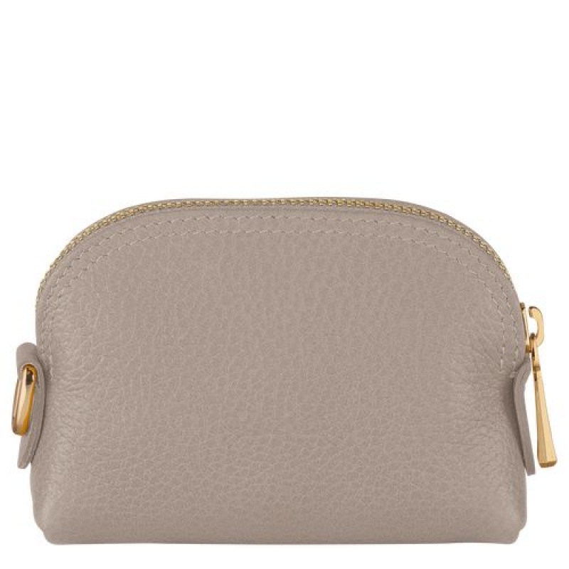 Longchamp Le Foulonne Coin purse Turtledove | DQOGL-2057