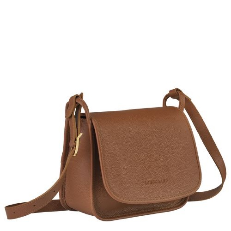 Longchamp Le Foulonne Crossbody bag M Caramel | XIWYB-2946