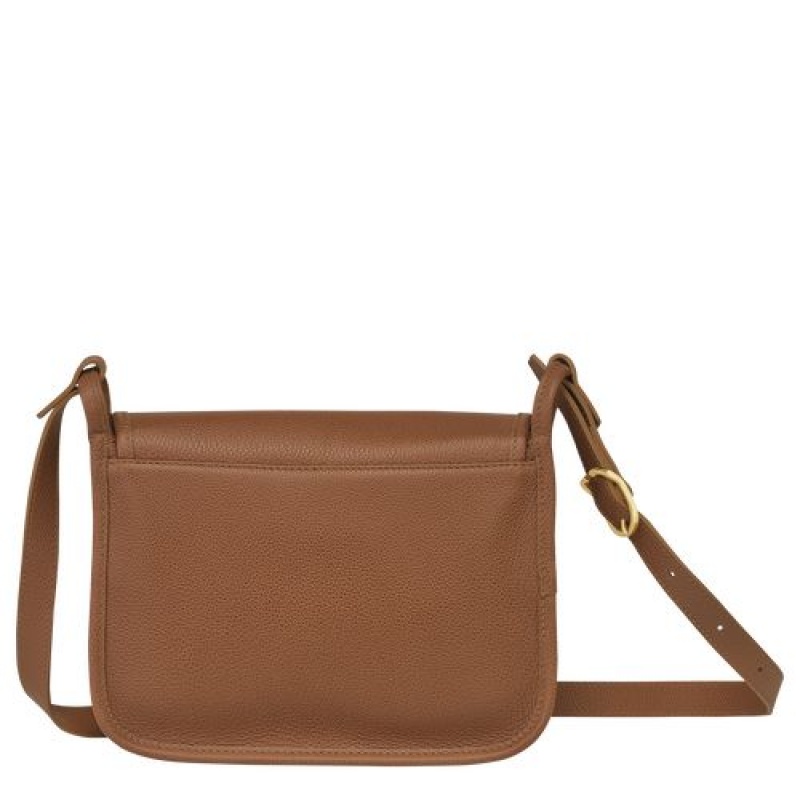 Longchamp Le Foulonne Crossbody bag M Caramel | XIWYB-2946