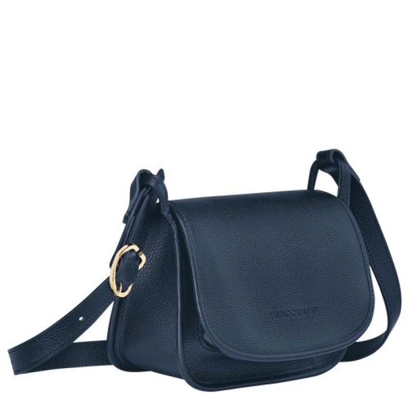 Longchamp Le Foulonne Crossbody bag S Navy | CTWLR-7820