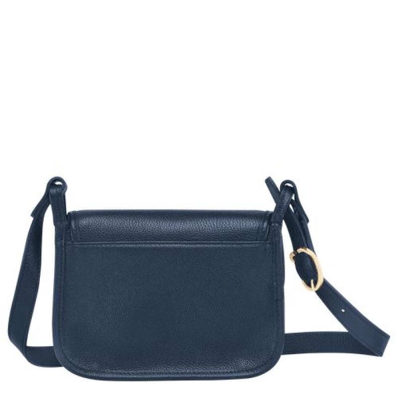 Longchamp Le Foulonne Crossbody bag S Navy | CTWLR-7820