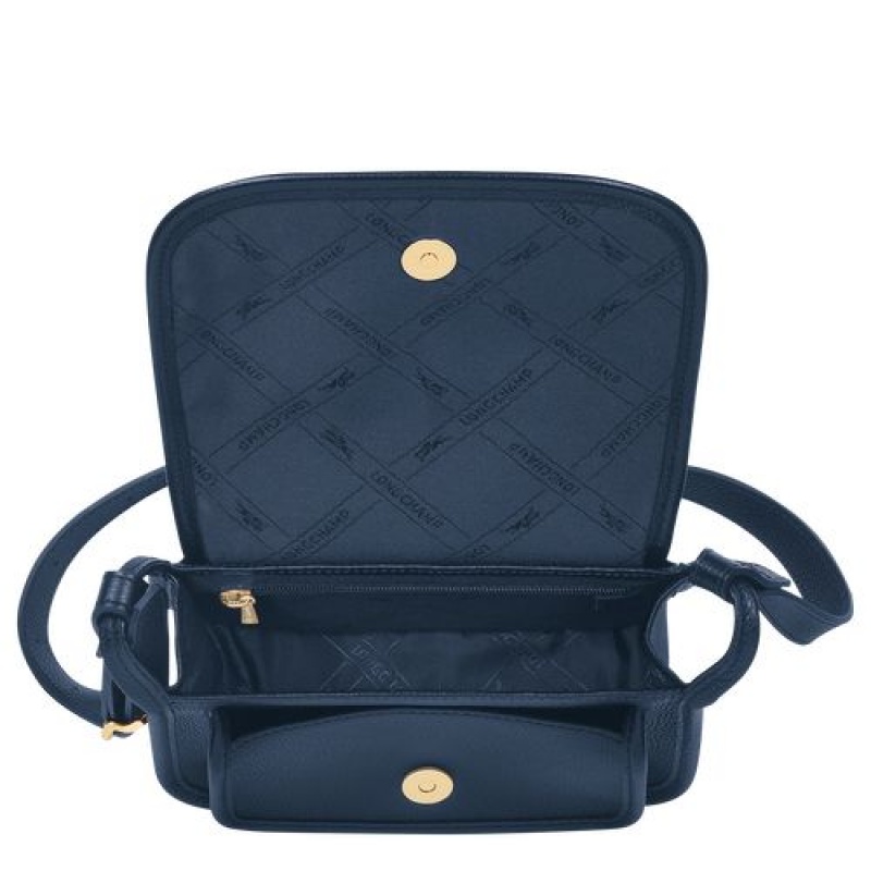 Longchamp Le Foulonne Crossbody bag S Navy | CTWLR-7820