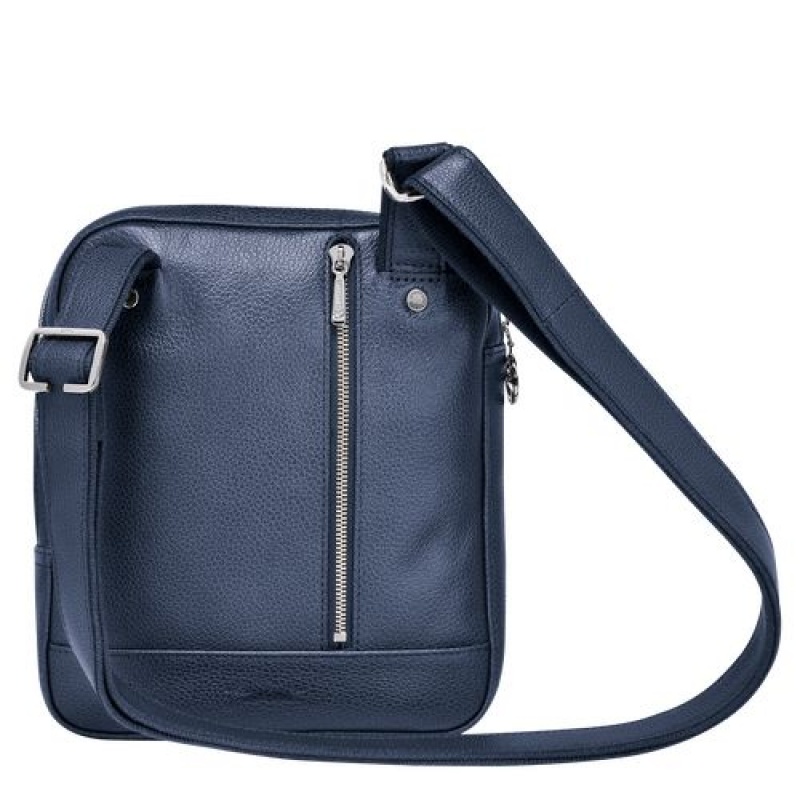 Longchamp Le Foulonne Crossbody bag S Navy | OFIWK-2874