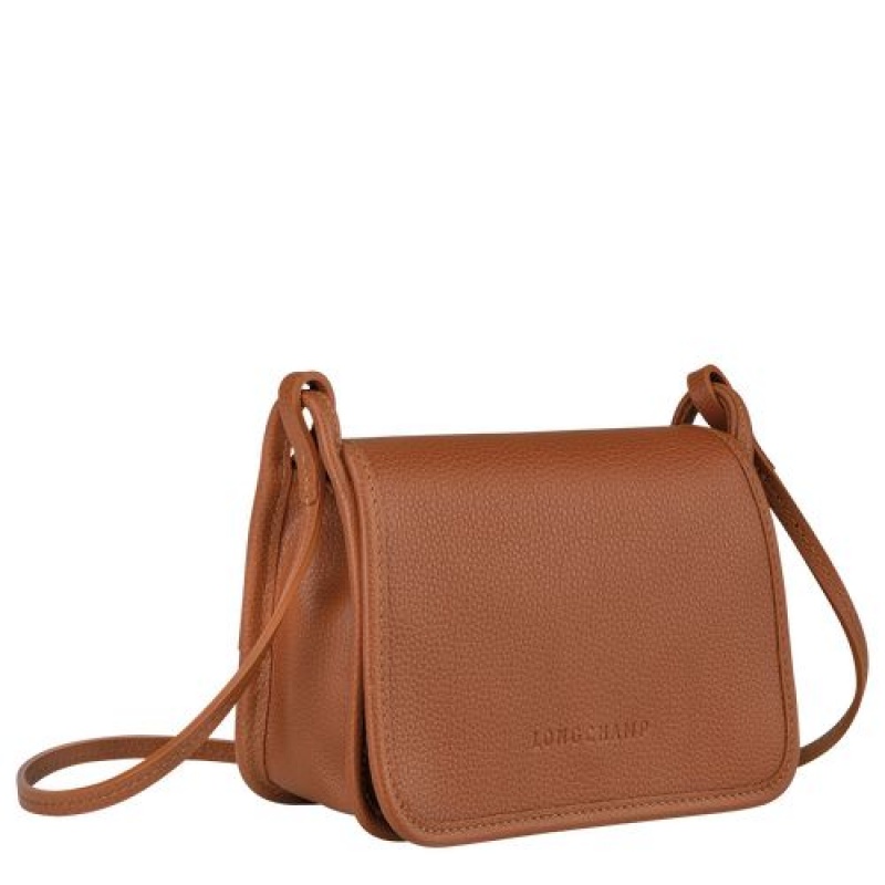 Longchamp Le Foulonne On Chain Wallet on chain Caramel | LFXBM-2530