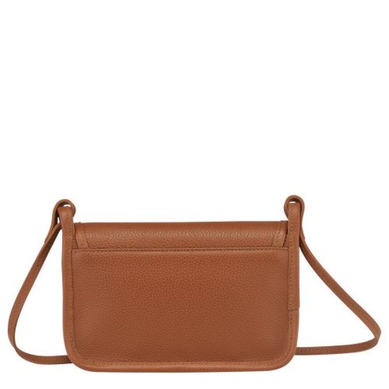 Longchamp Le Foulonne On Chain Wallet on chain Caramel | LFXBM-2530