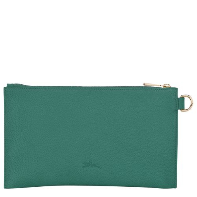 Longchamp Le Foulonne Pouch Cypress | BEPHI-3912