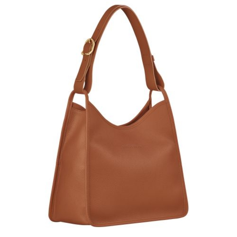 Longchamp Le Foulonne Shoulder bag Caramel | ZIMPR-1802