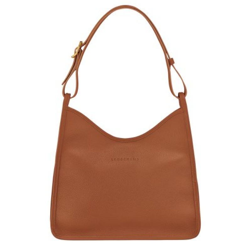 Longchamp Le Foulonne Shoulder bag Caramel | ZIMPR-1802