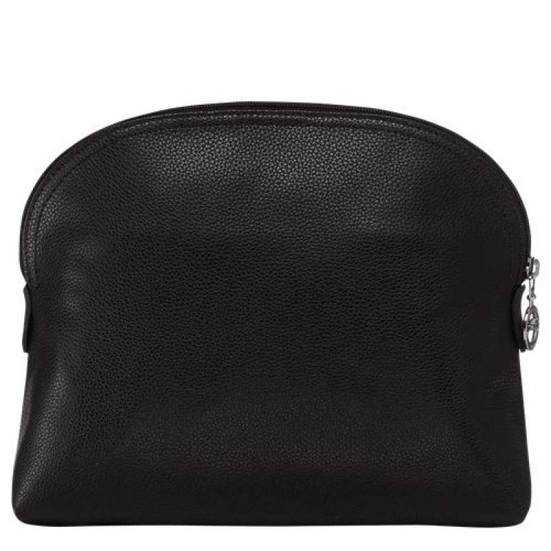 Longchamp Le Foulonne Toiletry case Black | CSUJG-7918