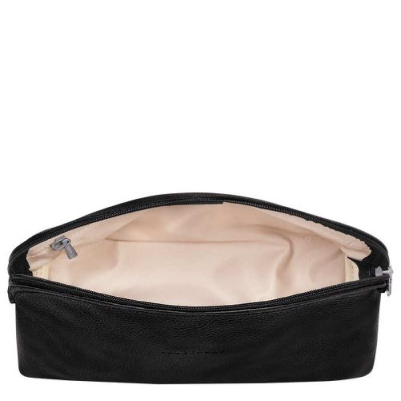 Longchamp Le Foulonne Toiletry case Black | CSUJG-7918