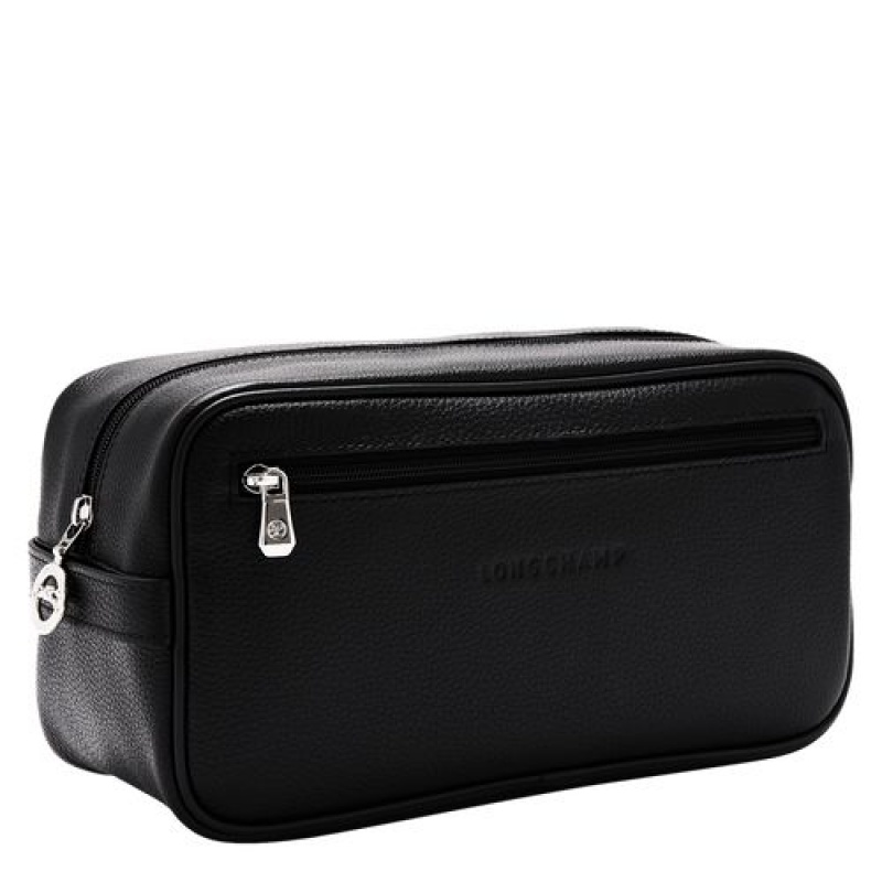 Longchamp Le Foulonne Toiletry case Black | GWBPN-5934