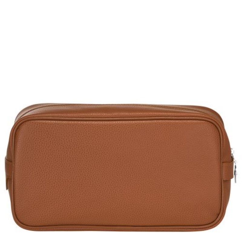 Longchamp Le Foulonne Toiletry case Caramel | GCAOW-8746