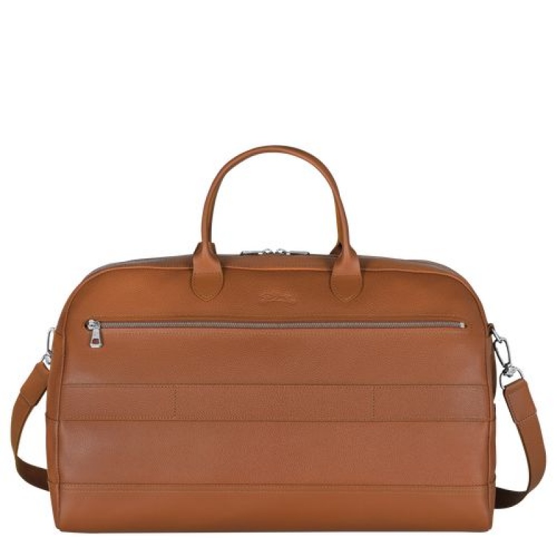 Longchamp Le Foulonne Travel bag L Caramel | CBKNJ-9146