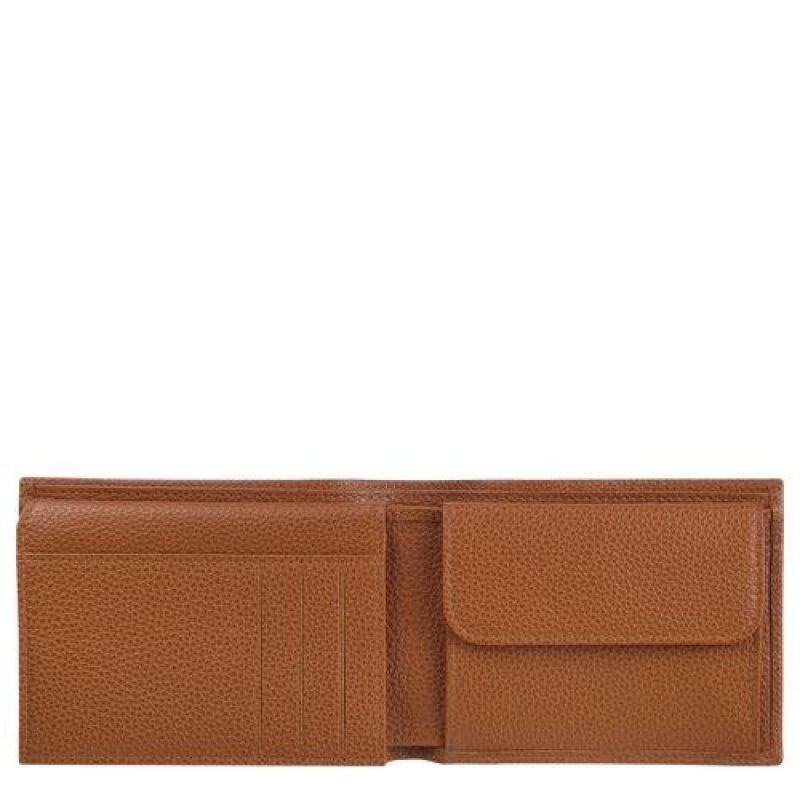 Longchamp Le Foulonne Wallet Caramel | XWDLF-7563