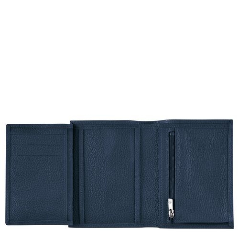 Longchamp Le Foulonne Wallet Navy | VARFX-8593