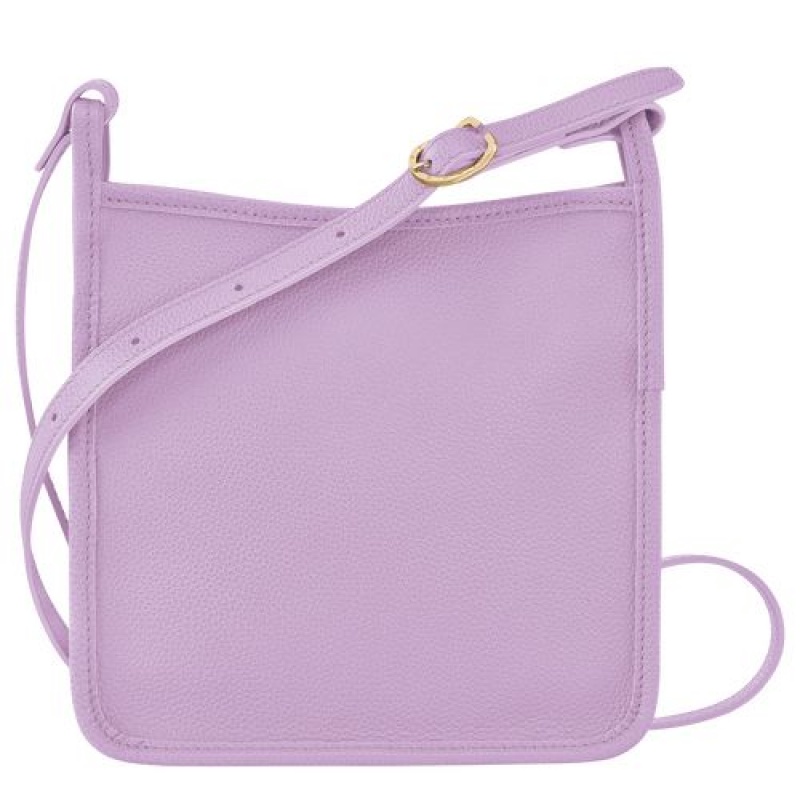 Longchamp Le Foulonne Zipped crossbody bag S Lilac | DUXJK-2709