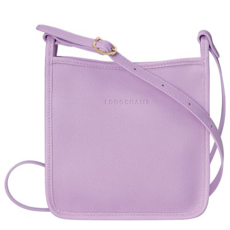 Longchamp Le Foulonne Zipped crossbody bag S Lilac | DUXJK-2709