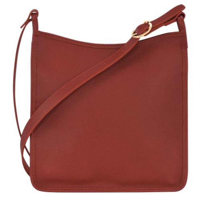 Longchamp Le Foulonne Zipped crossbody bag L Saffron | FSMOR-9136