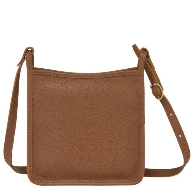 Longchamp Le Foulonne Zipped crossbody bag S Caramel | JBYME-8740