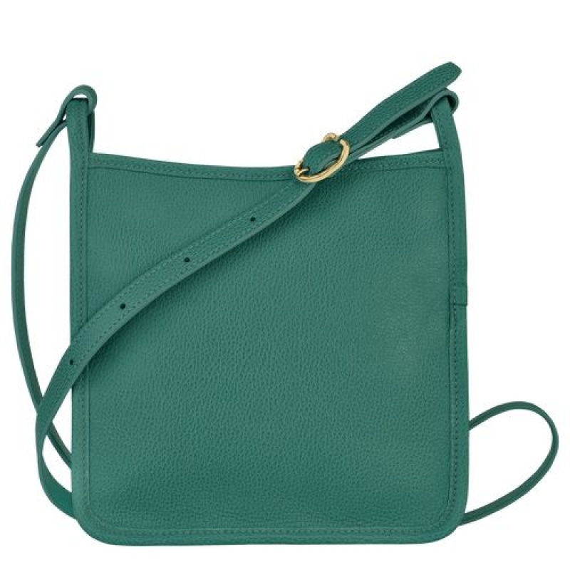 Longchamp Le Foulonne Zipped crossbody bag S Cypress | BIOHV-3107