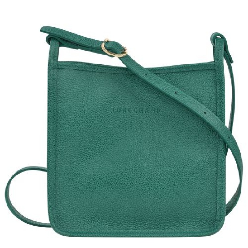 Longchamp Le Foulonne Zipped crossbody bag S Cypress | BIOHV-3107