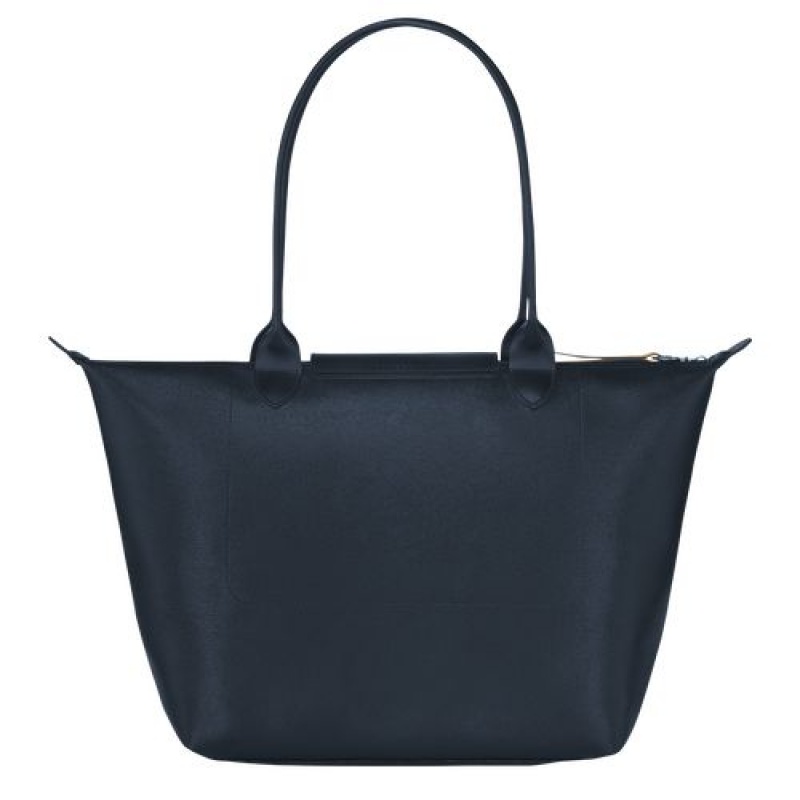 Longchamp Le Pliage City Shopping bag L Navy | QGRBW-8564