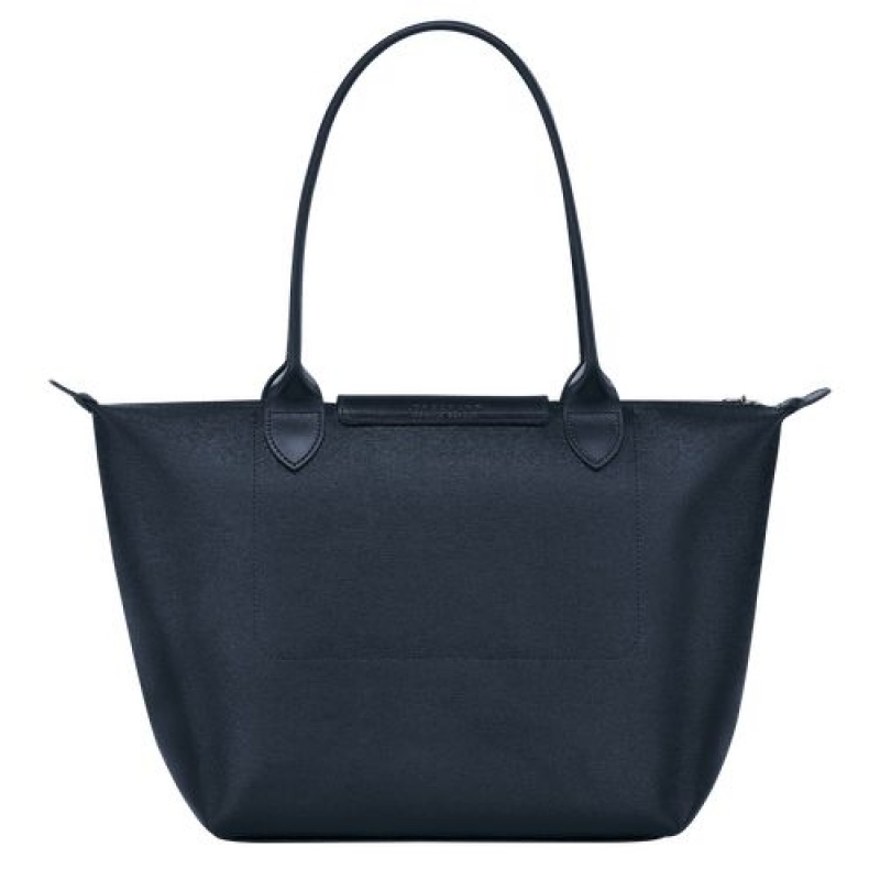 Longchamp Le Pliage City Shopping bag S Navy | HJTAQ-0492