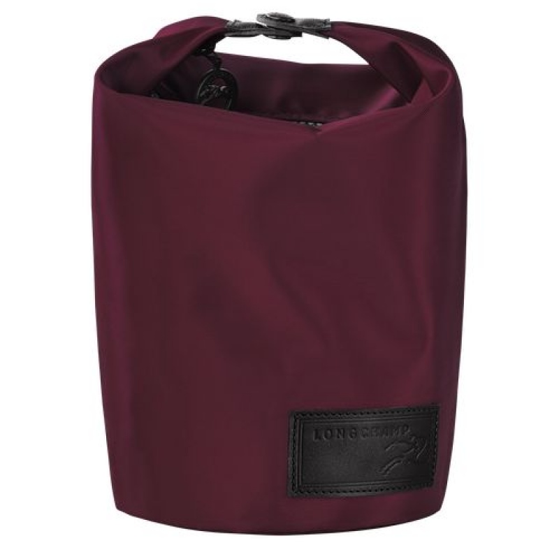 Longchamp Le Pliage Collection Pouch Burgundy | DUZQI-6709