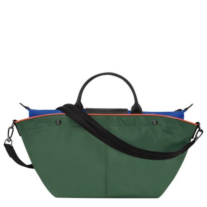 Longchamp Le Pliage Collection Top handle bag M Longchamp Green | RASJL-2497