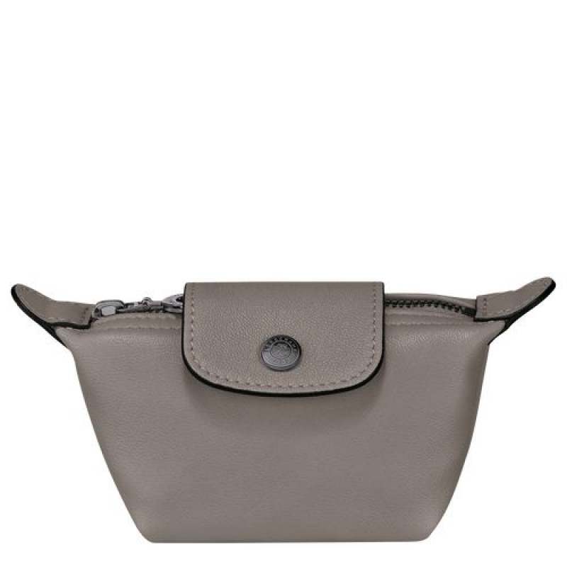 Longchamp Le Pliage Cuir Coin purse Turtledove | ASPCK-3852