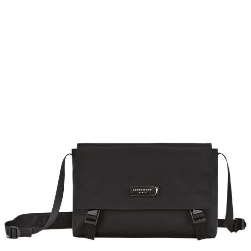 Longchamp Le Pliage Energy Crossbody bag M Black | IJOXL-2415