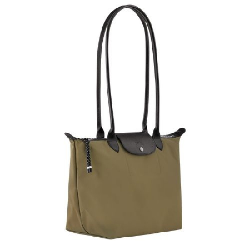 Longchamp Le Pliage Energy Long handles crossbody bag Khaki | WAZMU-4581