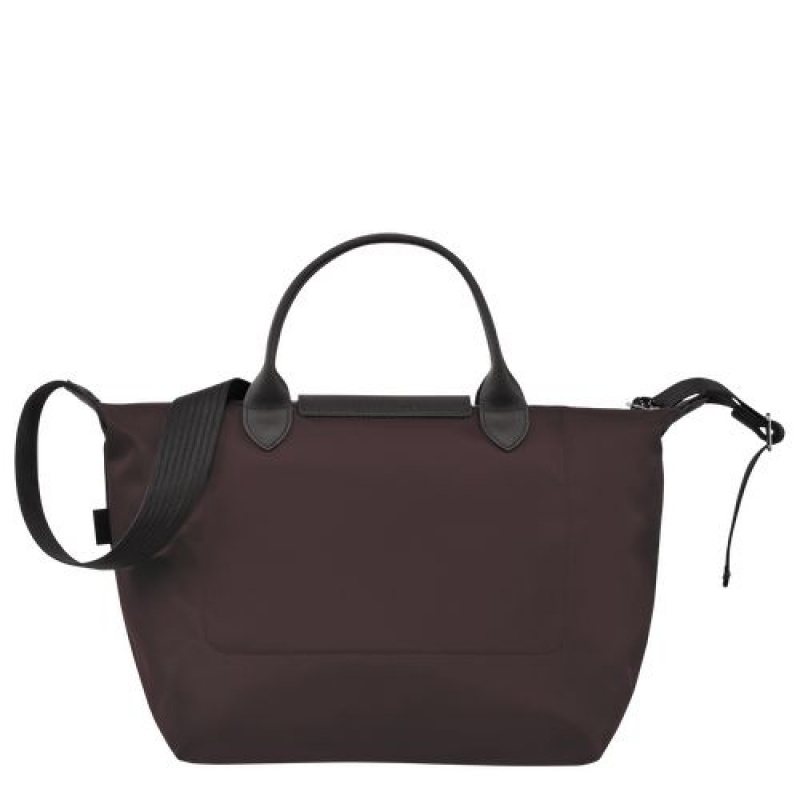 Longchamp Le Pliage Energy Top handle bag M Burgundy | FKUZV-6387