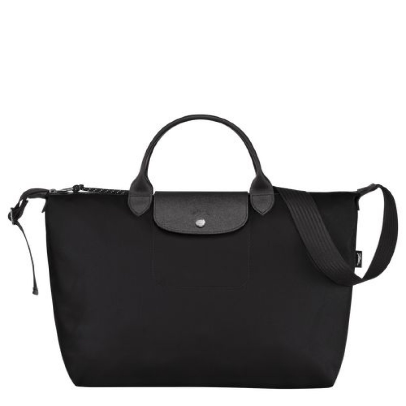 Longchamp Le Pliage Energy Top handle bag L Black | KGFYR-3682