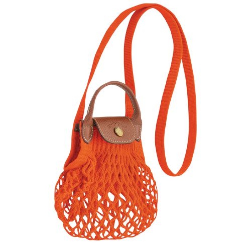 Longchamp Le Pliage Filet Crossbody bag XS Orange | HESTG-2536