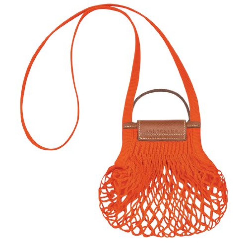 Longchamp Le Pliage Filet Crossbody bag XS Orange | HESTG-2536