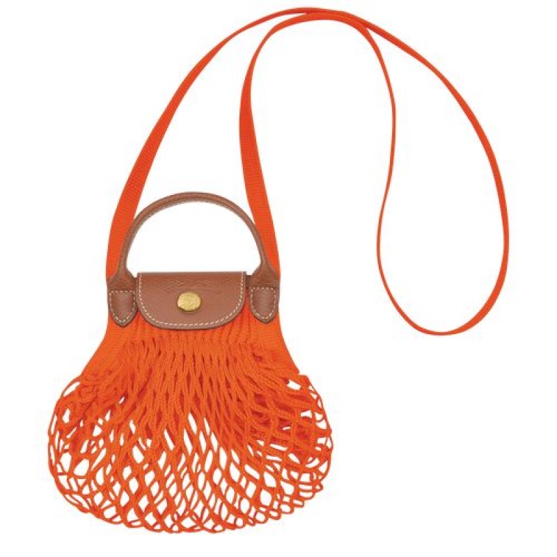 Longchamp Le Pliage Filet Crossbody bag XS Orange | HESTG-2536