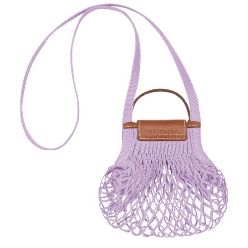 Longchamp Le Pliage Filet Crossbody bag XS Lilac | LKVPC-1864