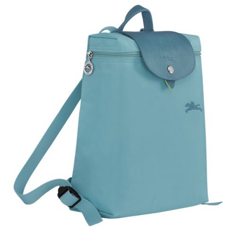 Longchamp Le Pliage Green Backpack Thunderstorm | QWKLN-1387