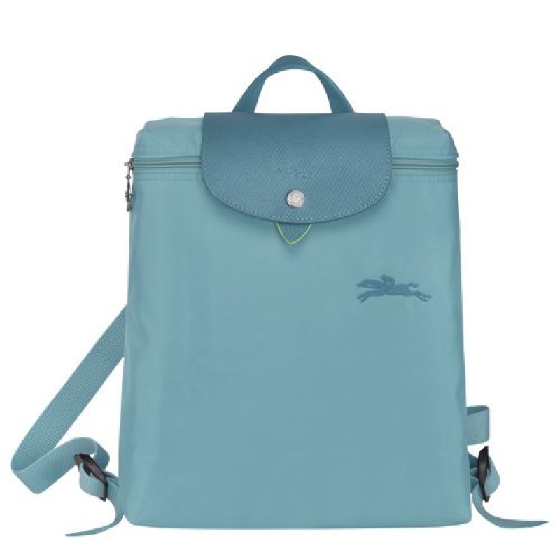 Longchamp Le Pliage Green Backpack Thunderstorm | QWKLN-1387