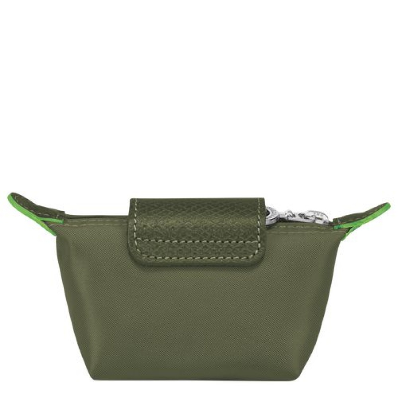 Longchamp Le Pliage Green Coin purse Forest | HPYFZ-5602