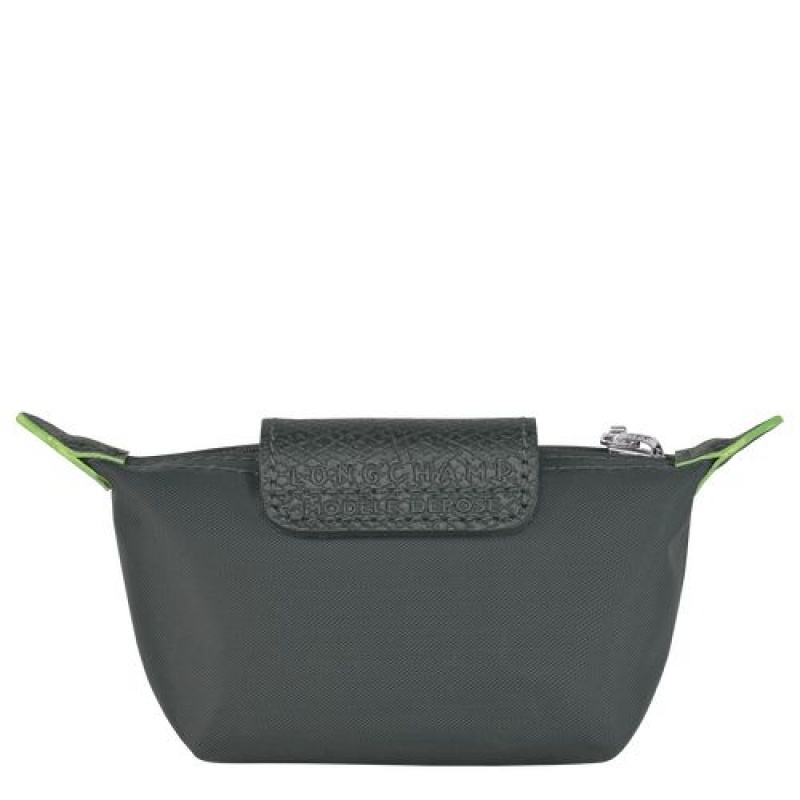 Longchamp Le Pliage Green Coin purse Graphite | UCNFH-7142