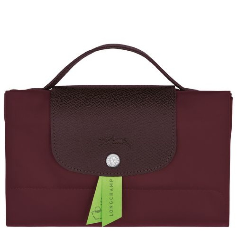 Longchamp Le Pliage Green Document folder Burgundy | VHIGY-6108